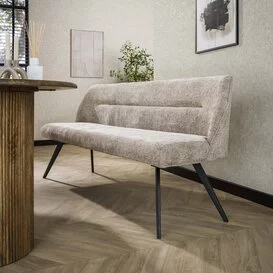Eetkamerbank Flow Hoven zandkleur