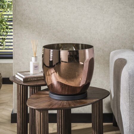 BelaLuz Moderne vloerlamp Dash Up XL 1-lichts koper