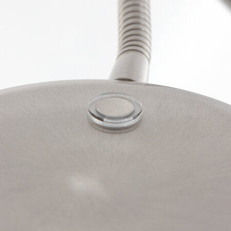 Steinhauer Modern Industriële vloerlamp Platu 1-lichts staal