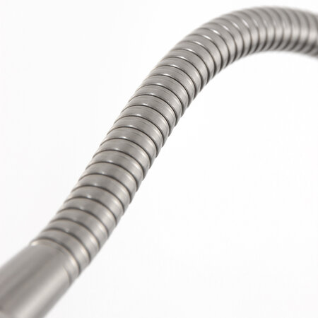 Steinhauer Modern Industriële vloerlamp Platu 1-lichts staal