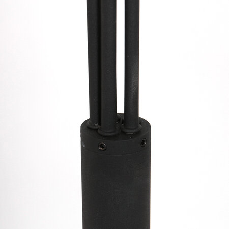 Steinhauer Design industrieel vloerlamp Synna 5-lichts zwart