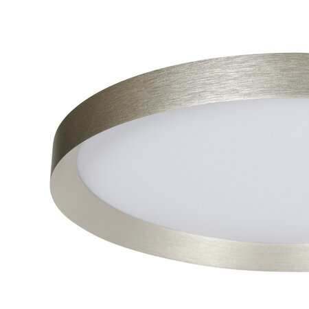 Steinhauer Modern Scandinavisch plafondlamp Flady Ø50 cm staal