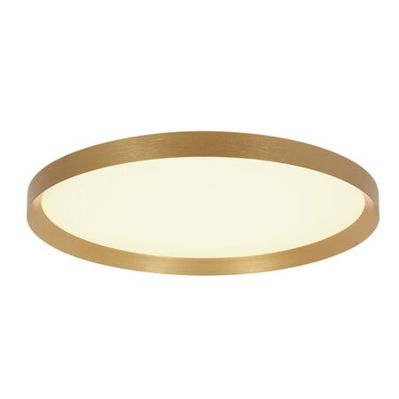 Steinhauer Modern Scandinavisch plafondlamp Flady Ø50 cm goud