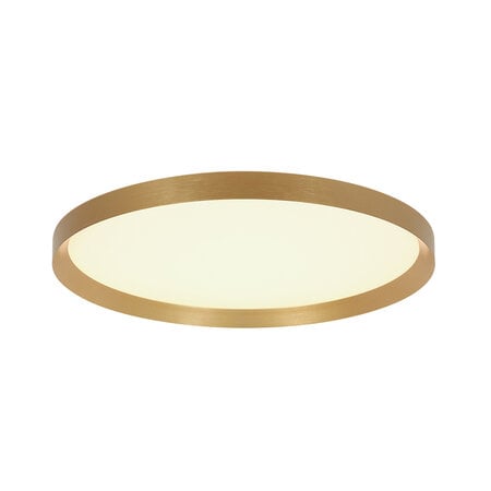 Steinhauer Modern Scandinavisch plafondlamp Flady Ø40 cm goud