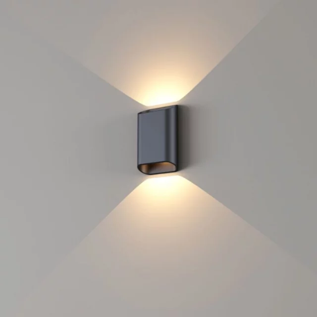 Wandlamp Diaz small 2-lichts zwart