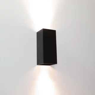 Wandlamp Dante 2-lichts zwart