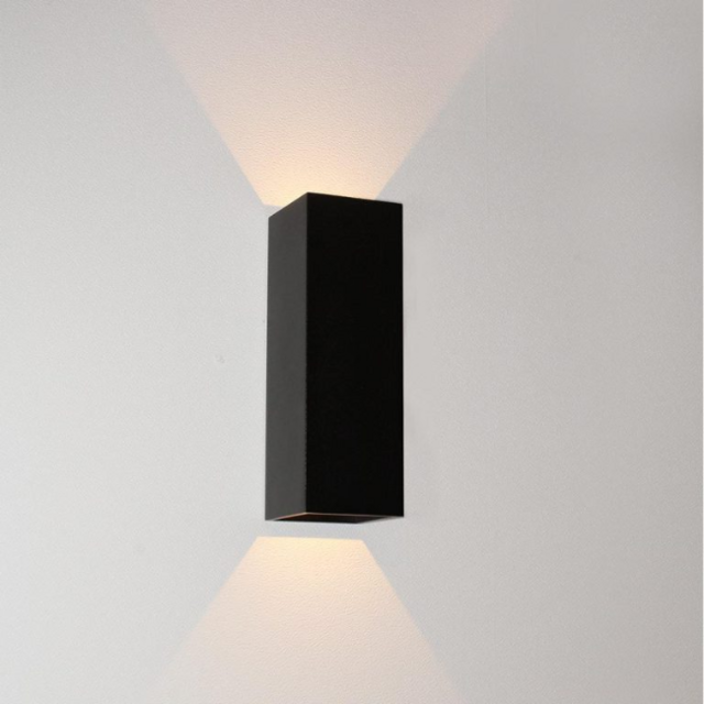 Wandlamp Vegas small 2-lichts zwart
