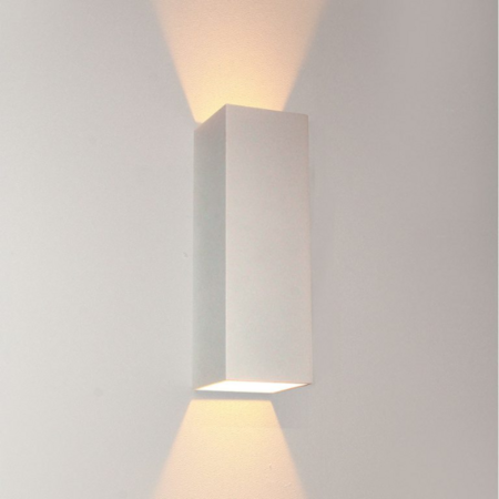 Artdelight Modern Scandinavische wandlamp Vegas 2-lichts wit