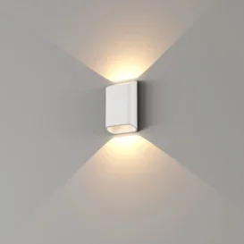 Wandlamp Diaz small 2-lichts wit