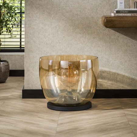 BelaLuz Moderne vloerlamp Dash Up XXL 1-lichts amber