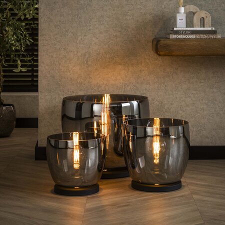 BelaLuz Moderne vloerlamp Dash Up XXL 1-lichts smoke