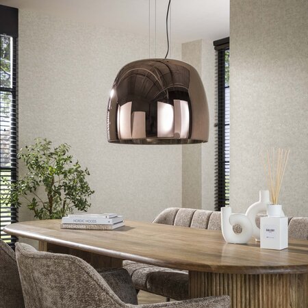 BelaLuz Moderne hanglamp Dash XL 1-lichts koper