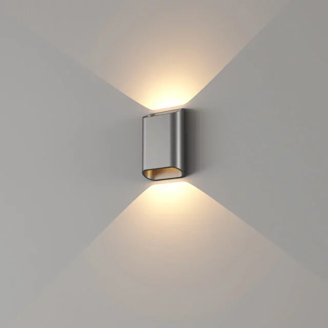 Wandlamp Diaz small 2-lichts gun metal