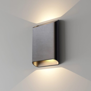 Wandlamp Diaz 2-lichts gun metal
