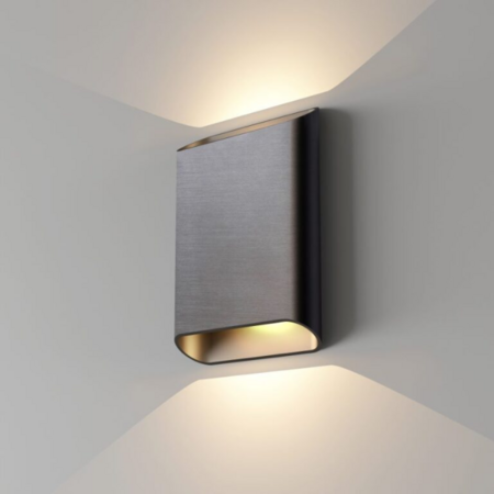 Artdelight Modern Industrieel wandlamp Diaz 2-lichts gun metal