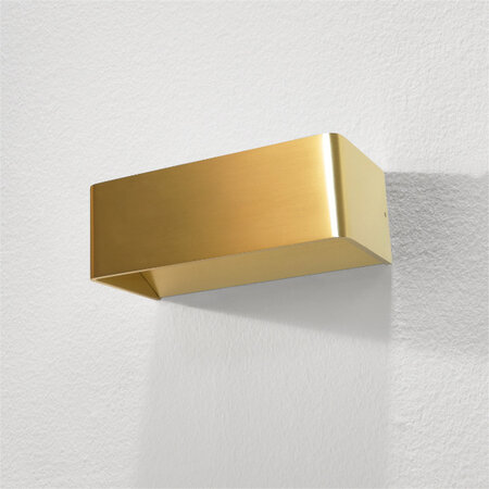 Artdelight Modern Hotel Chique wandlamp Mainz 2-lichts goud geborsteld