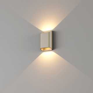 Wandlamp Diaz small 2-lichts champagne