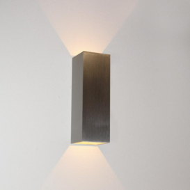 Wandlamp Vegas small 2-lichts aluminium