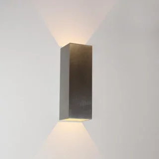 Wandlamp Vegas small 2-lichts aluminium