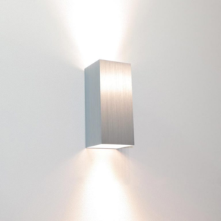 Wandlamp Dante 2-lichts aluminium