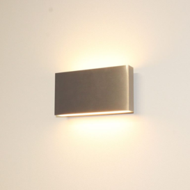 Wandlamp Box 2-lichts aluminium