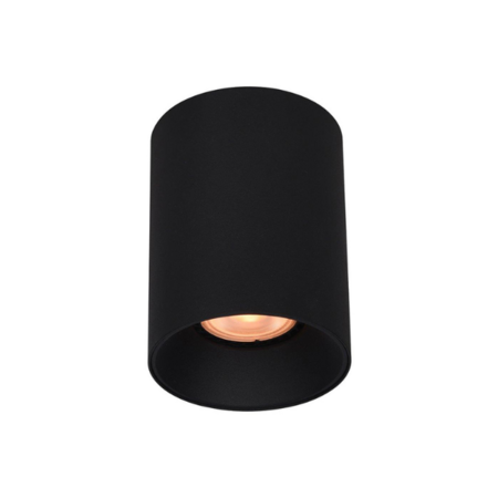 Artdelight Modern Industriële plafondlamp Redondo 1-lichts zwart