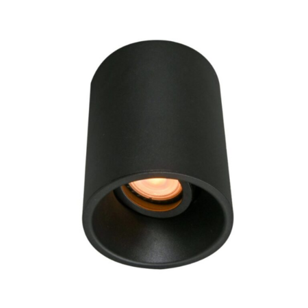 Artdelight Modern minimalistisch plafondlamp Moreno 1-lichts zwart