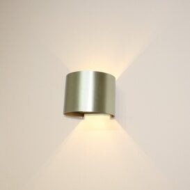 Wandlamp Gyro 1-lichts mat goud
