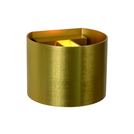 Artdelight Modern hotel chique wandlamp Gyro 1-lichts mat goud