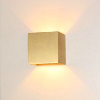 Wandlamp Gymm 1-lichts mat goud