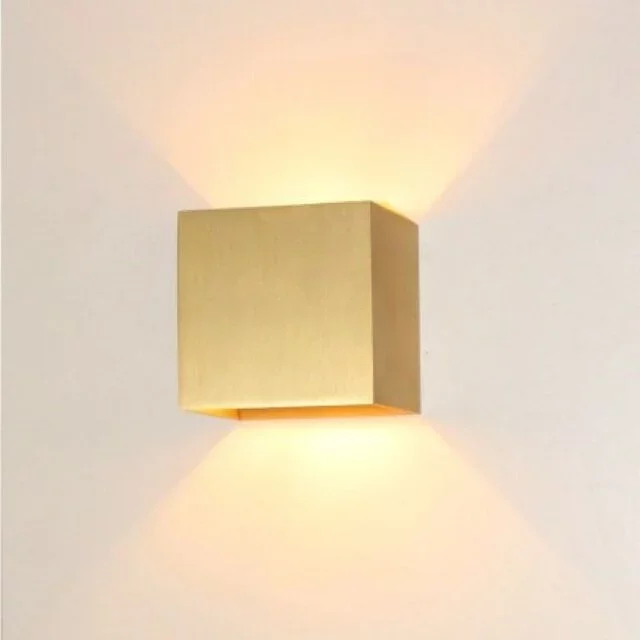 Wandlamp Gymm 1-lichts mat goud