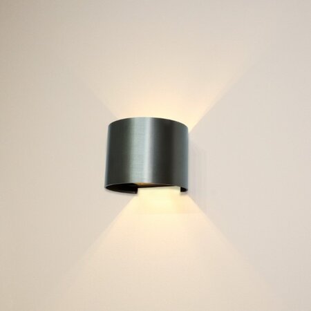 Artdelight Modern Industriële wandlamp Gyro 1-lichts licht brons