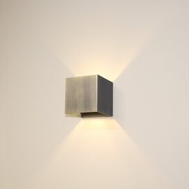 Wandlamp Gymm 1-lichts antiek brons