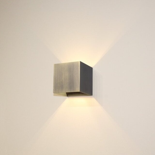 Wandlamp Gymm 1-lichts antiek brons