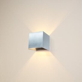 Wandlamp Gymm 1-lichts aluminium