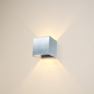 Wandlamp Gymm 1-lichts aluminium