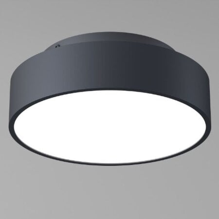 Artdelight Modern minimalistisch plafondlamp Chicago 1-lichts zwart
