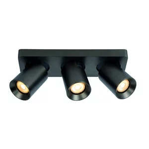 Artdelight Modern Industriële opbouwspot Megano 3-lichts metallic antraciet