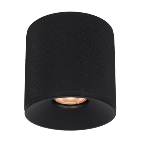 Artdelight Modern Industriële plafondlamp Costa 1-lichts zwart