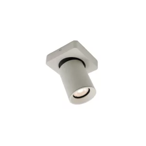 Artdelight Modern Scandinavische opbouwspot Megano 1-lichts zijde grijs