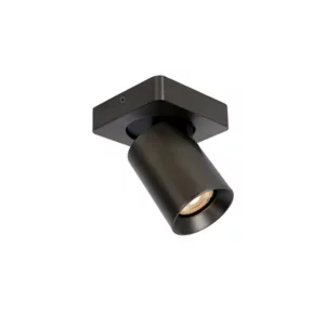 Artdelight Modern Industriële opbouwspot Megano 1-lichts metallic antraciet