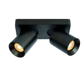 Opbouwspot Megano 2-lichts metallic antraciet