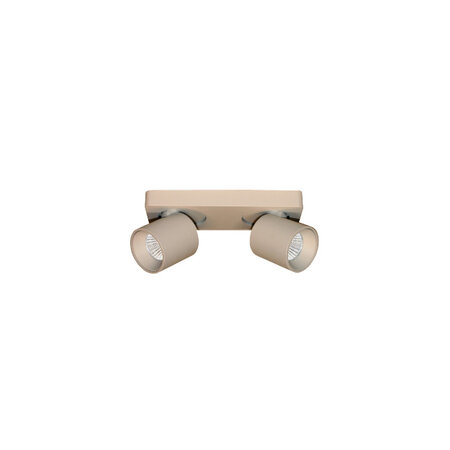 Artdelight Modern Scandinavisch opbouwspot Laguna 2-lichts champagne