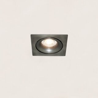 Inbouwspot Alice 1-lichts licht brons vierkant