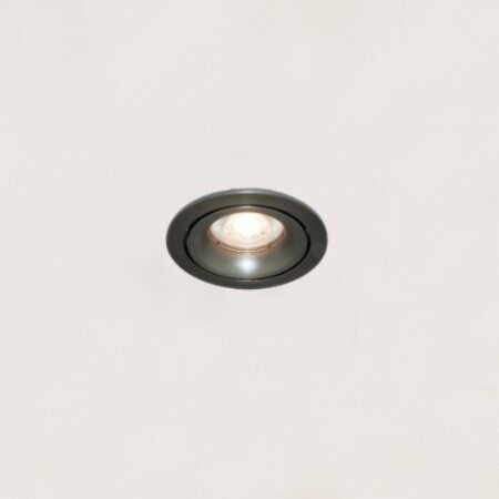 Artdelight Klassiek Industriële inbouwspot Alice 1-lichts licht brons