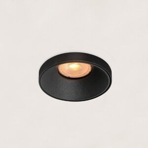 Artdelight Modern industrieel inbouwspot Malmo 1-lichts zwart