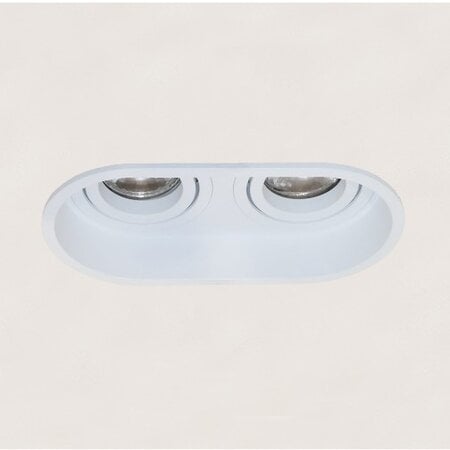 Artdelight Modern Scandinavische inbouwspot Rex 2-lichts wit