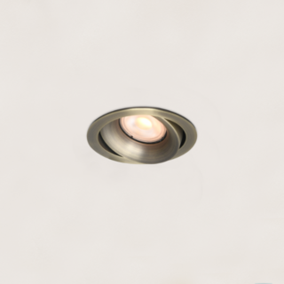 Inbouwspot Alice 1-lichts antiek brons