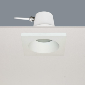 Artdelight Modern minimalistische inbouwspot Bados 1-lichts vierkant IP65 wit