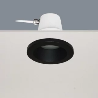 Inbouwspot Bados 1-lichts zwart IP65